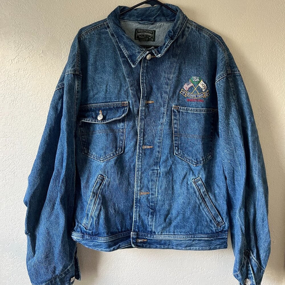 Vintage Polo Blue Jean Jacket